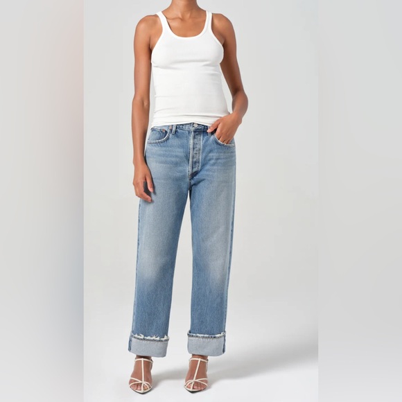 Agolde Denim - ❌SOLD❌ AGOLDE Fran Low Slung Easy Straight in Reign, 26 (fit like 28). NWT.